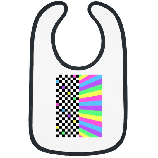 Discover Kawaii 80'S Pattern 1 Bibs