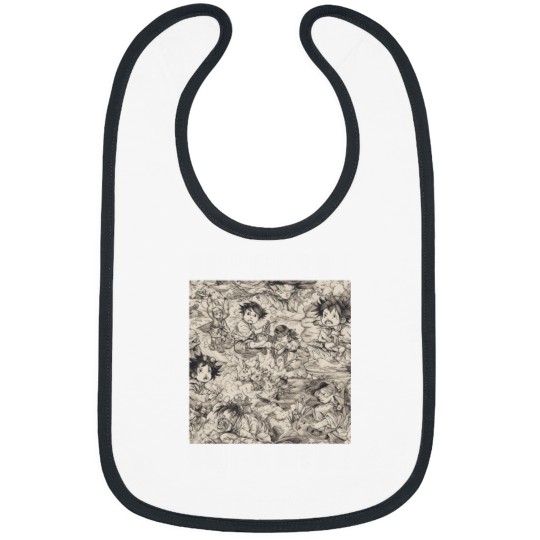 Discover Japanese Manga Cushion Bibs