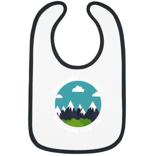 Discover The More You Hike The More You Like - Gift For Adventure Outdoor Camping Mountaineer Trekking Hiking Bibs