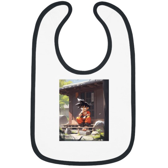 Discover Kid Goku Dragon Ball Art Bibs