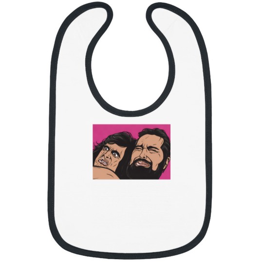 Discover Samurai Cop Fight Scene Bibs