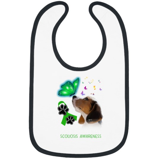 Discover Beagle Hope For A Cure Scoliosis Awareness Bibs