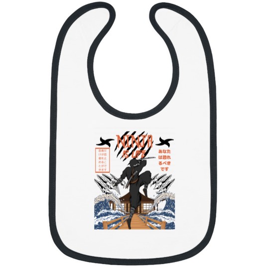 Discover Ninja Is Life Bibs