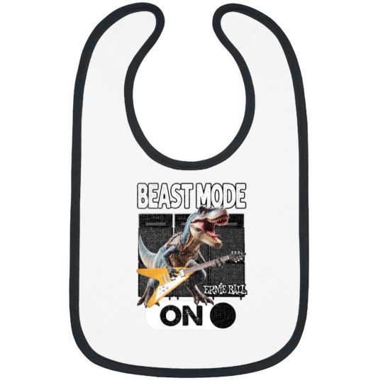 Discover Beast Mode ON Guitarist | Ernie Ball | Funny and Humor Musicians t-shirt Bibs