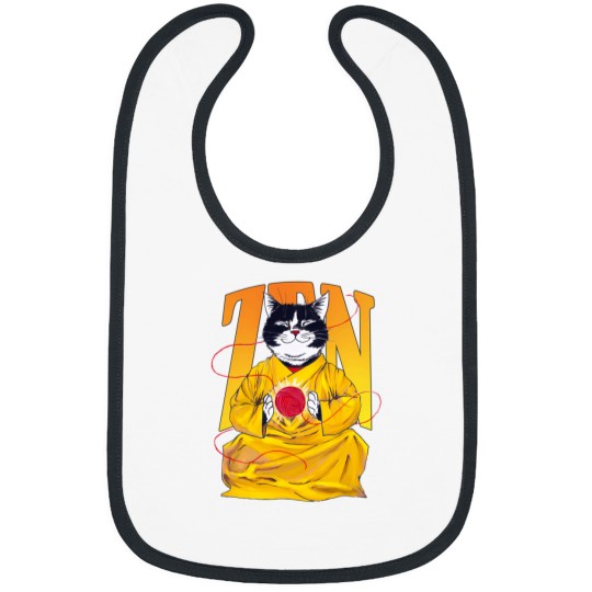 Discover Keep Calm And Meowditate Zen Version Bibs