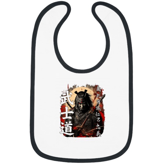 Discover Ancient Japanese Samurai Shirt Bushido Code Warr Bibs
