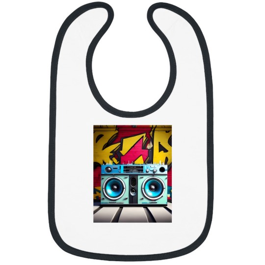 Discover 80'S Boombox 3 Bibs