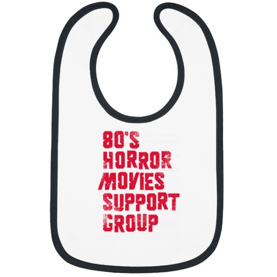 Discover 80'S Horror Movies Support Group Bibs