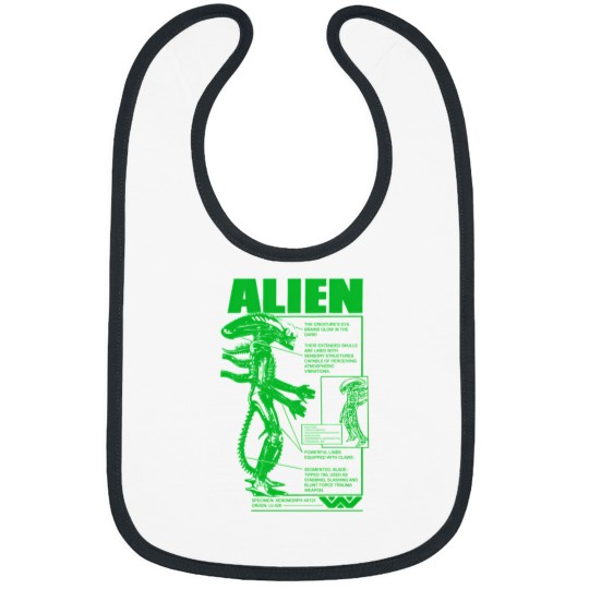 Discover Alien Specimen  Acid Green Bibs