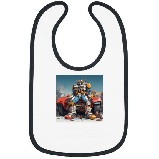 Discover 80'S Anime Robot Mechanic Bibs