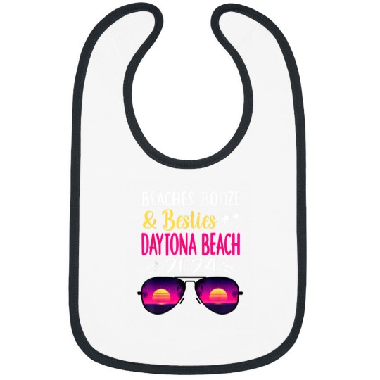 Discover Beaches Booze Besties Daytona Beach 2024 Vacatio Bibs