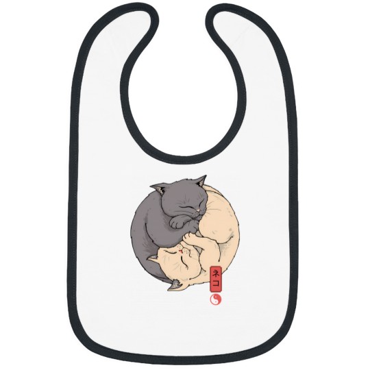 Discover Yin Yang Cats Bibs