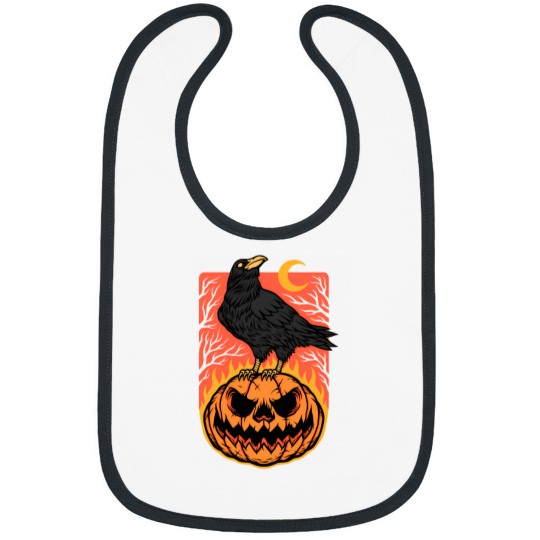 Discover Halloween Night Bibs