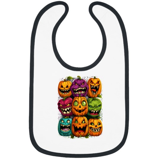 Discover Halloween Pumpkin Lamps Bibs