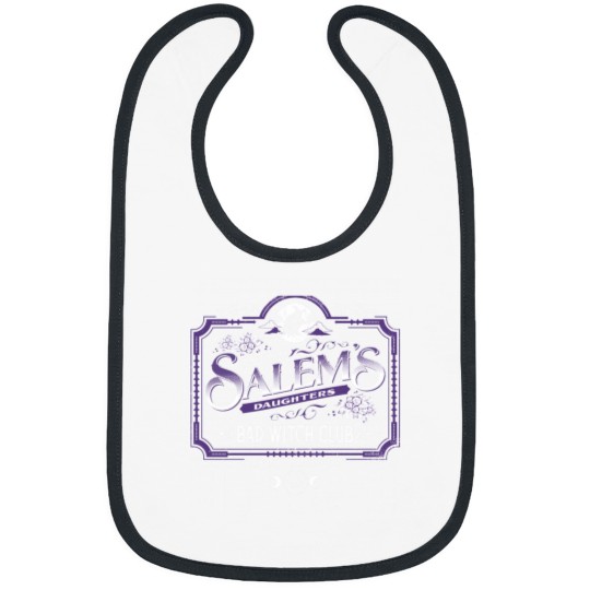 Discover Salem's Daughters - Bad Witch Club - Halloween - Spooky - Goth Bibs