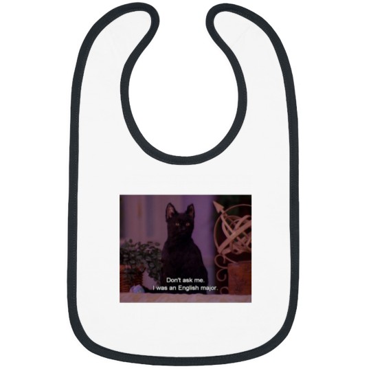 Discover Salem the Cat - English Major Bibs