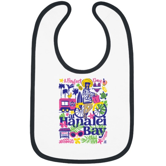 Discover A Perfect Day at Hanalei Bay Collage Active Bibs