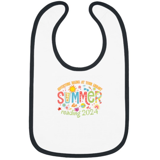 Discover Adventure Begins at Your Library Summer Reading Bibs