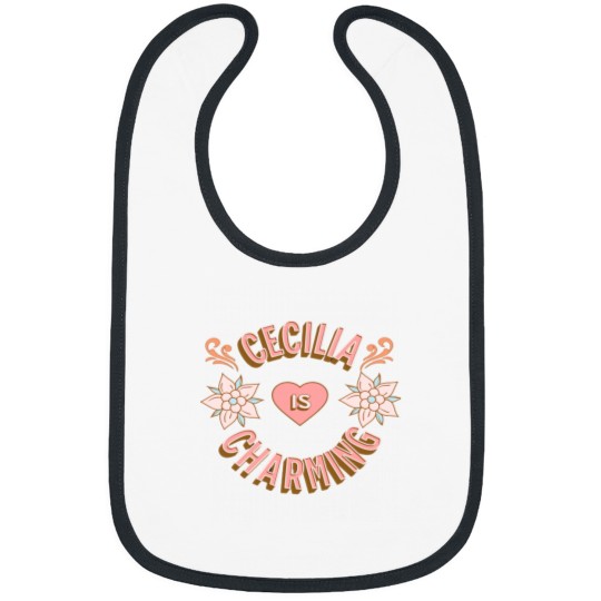 Discover Cecilia is Charming - First Names - Birthday Gifts - Alliteration Fans Essential T-Shirt Bibs
