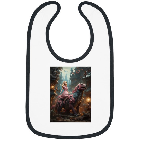 Discover Barbiee Riding Godzillaa 3194 Bibs