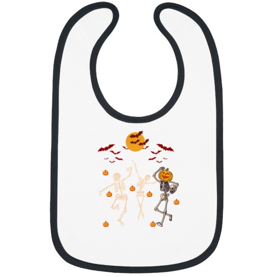 Discover Dancing Skeletons Halloween Bibs