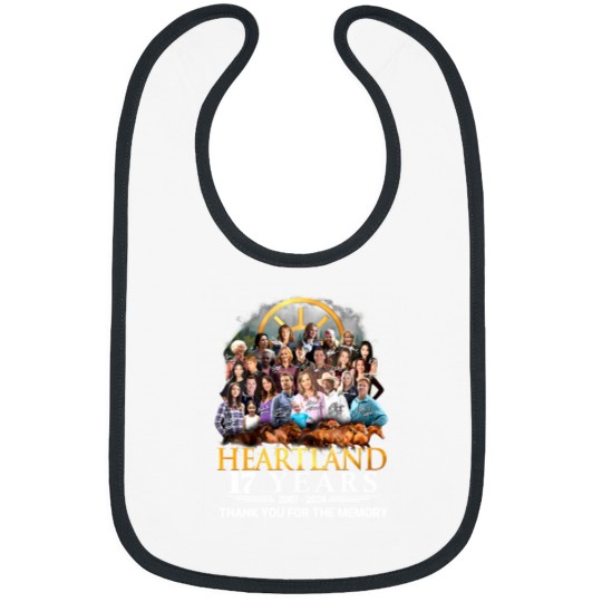 Discover Heartland 17th Anniversary Bibs, Heartland Thank For Memories Bibs, Classic Movie Bibs