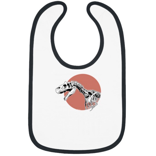 Discover Allosaurus Skeletal Red 1 Bibs