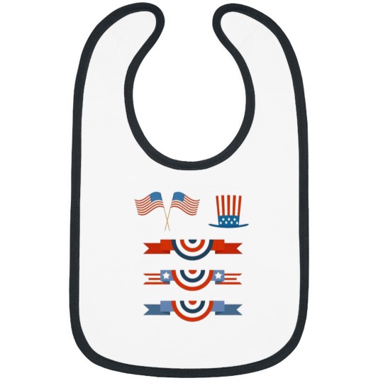 Discover R Place America Bibs