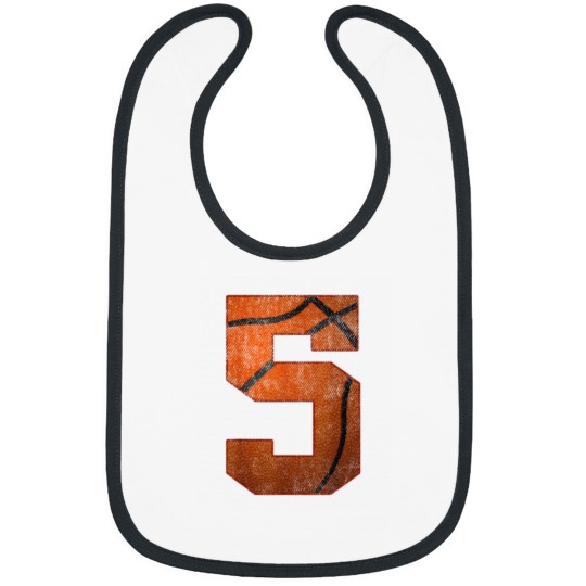 Discover 5th Birthday Party Five 5 Year Old Basketball Bd Bibs