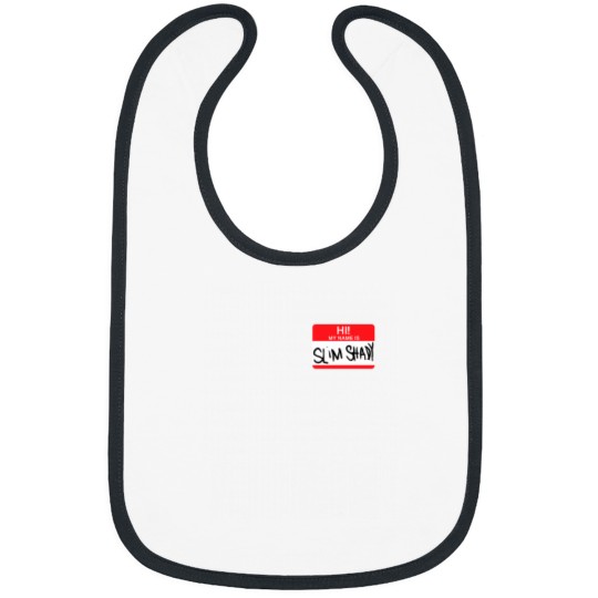 Discover Hi! My Name Is Slim Shady Bibs