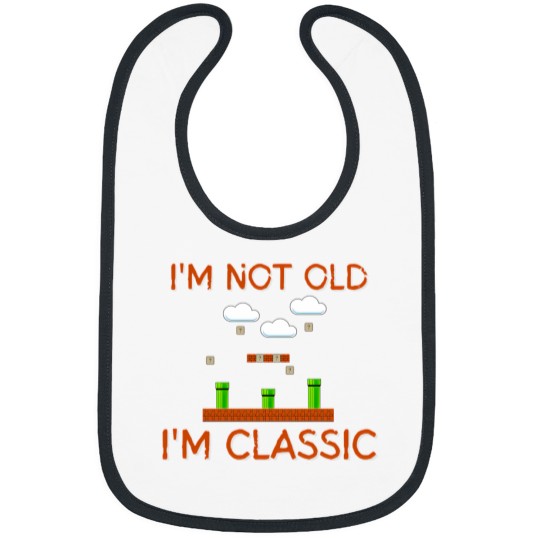 Discover I'M Not Old I'M Classic Bros Gamer 1 Bibs