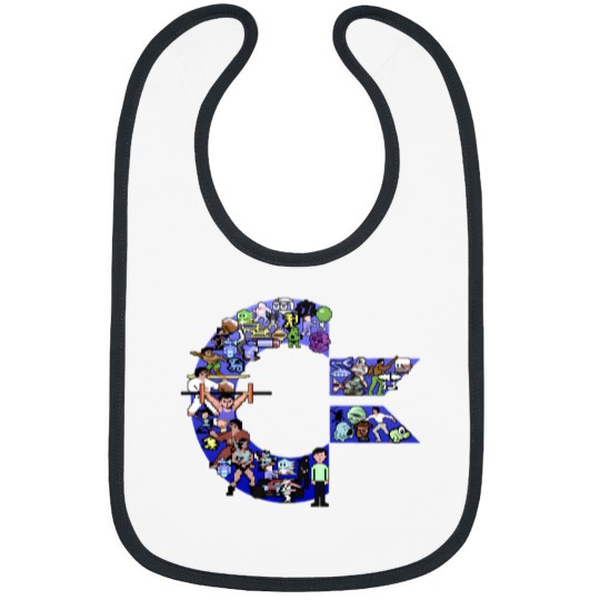 Discover C64 Characters Bibs