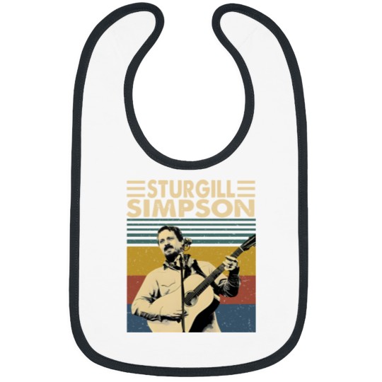 Discover Sturgill Simpson Retro Vintage Unisex Bibs, Sturgill Simpson Music Bibs