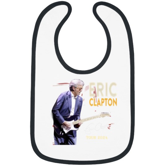 Discover Eric Clapton 2024 tour Music Black Bibs Great Gift
