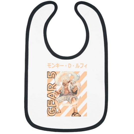 Discover Gear 5 Luffy Character Bibs