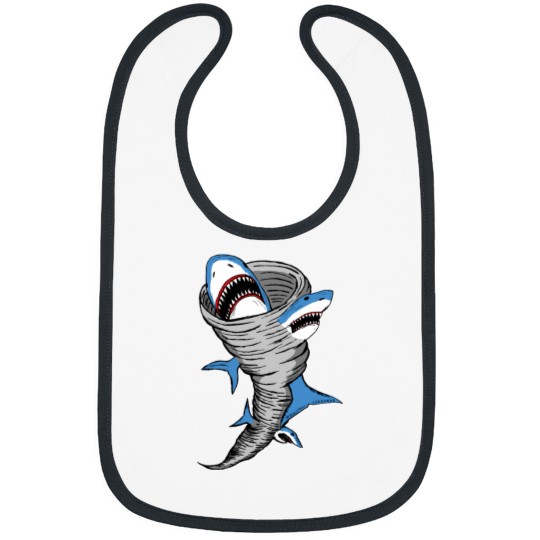Discover Shark Tornado Bibs