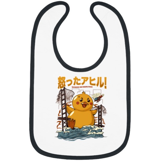 Discover Duck Attack San Francisco Golden Gate By Tobe Fonseca Bibs