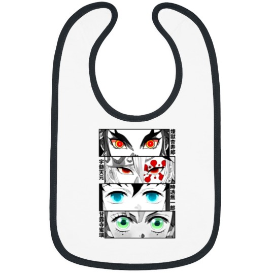 Discover 4 yeux de l&x27;équipe Hashira Bibs