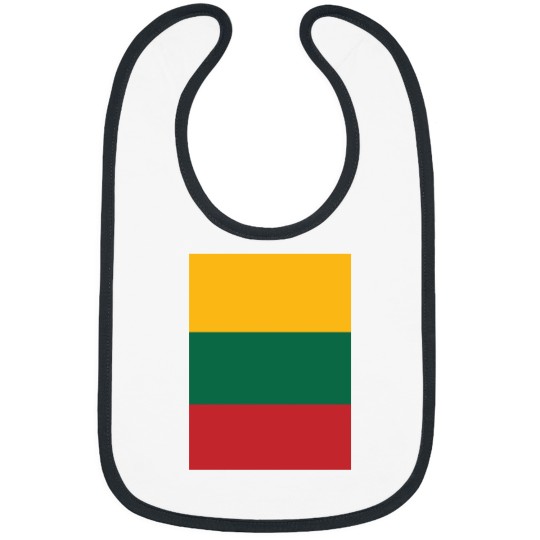 Discover Lithuania Flag Graphic Lithuania Flag Graphic Bibs