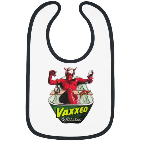 Discover Vaxxed and Relaxed Sticker Bibs