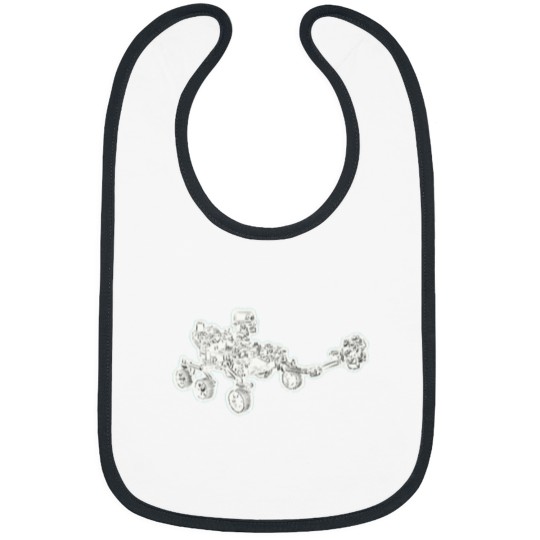 Discover Perseverane Mars Rover Sketch Bibs