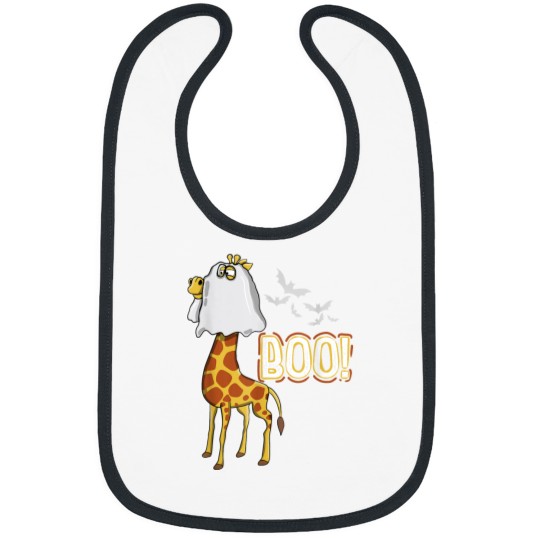 Discover Giraffe Boo Halloween Fun Costume Party Bibs