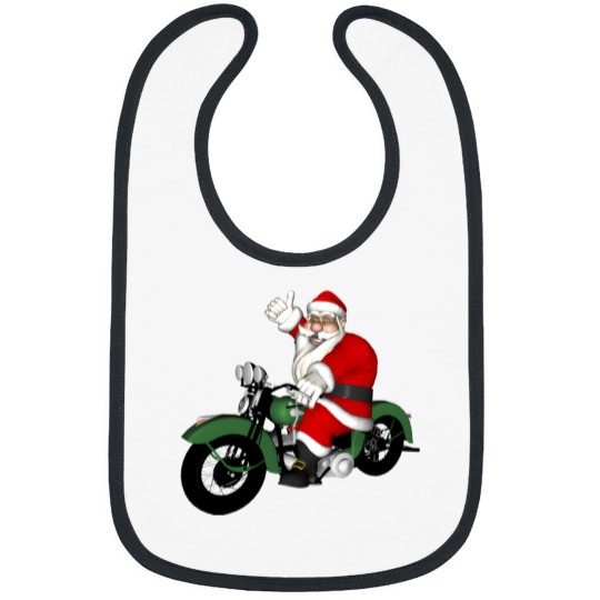 Discover Vintage Biker Santa Claus Bibs