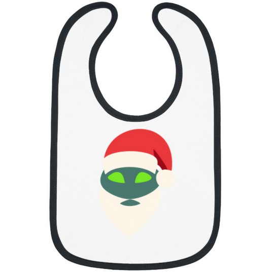 Discover Alien Head Santa Claus Bibs