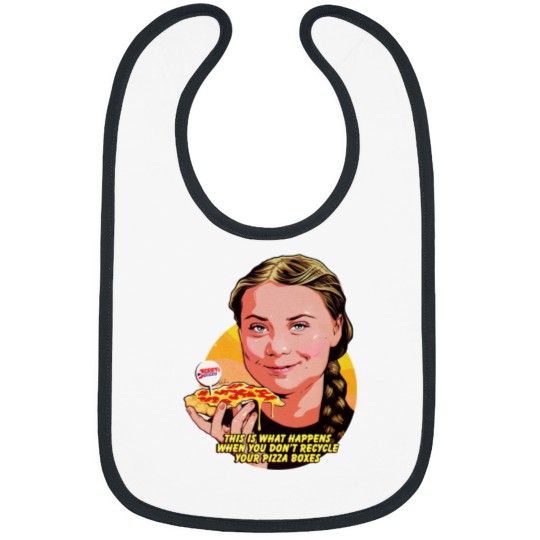Discover This Is What Happens When You Don't Recycle Your Pizza Boxes Sticker Bibs