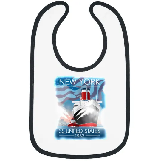 Discover Ss United States Cruise Ship Bibs