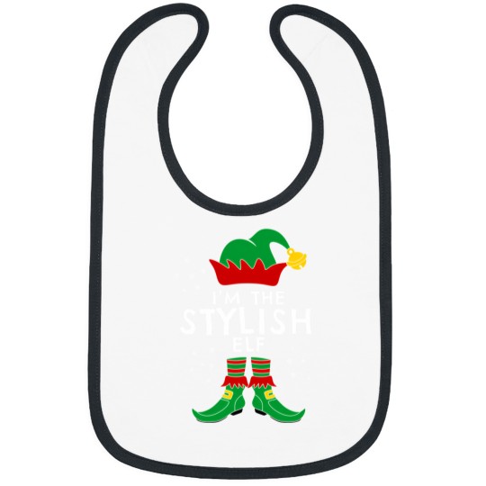 Discover I'M The Stylish Elf Family Matching Christmas 2020 Bibs