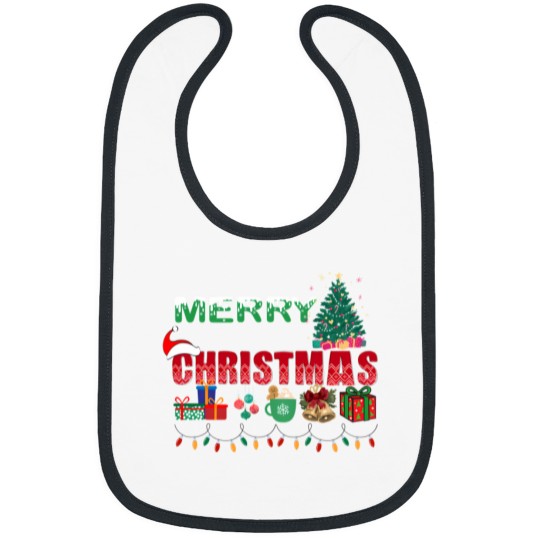 Discover Merry Christmas 422 Bibs