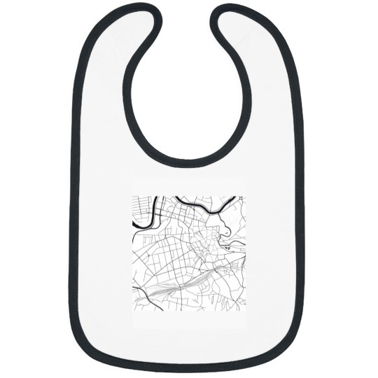 Discover Vilnius Map City MapBlack and White, USA Gift Printable, Modern Map Decor for Office Home Li Bibs