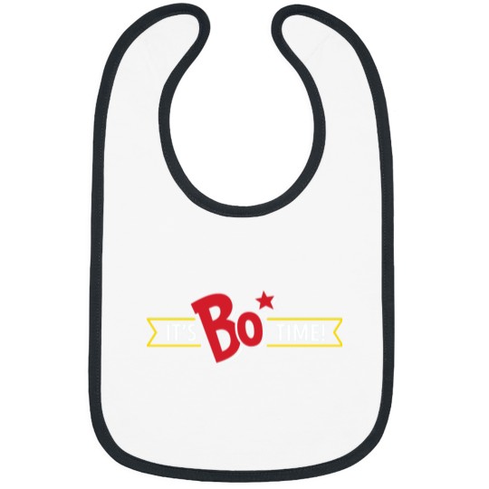 Discover It s Bo Time! - Bojangles (White Text) Active T-Shirt Bibs